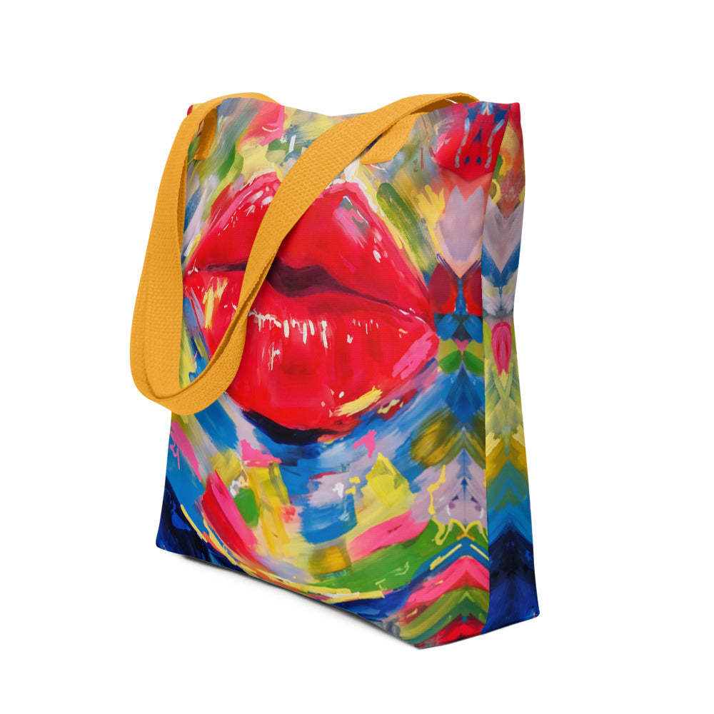 Electric Lips Tote bag