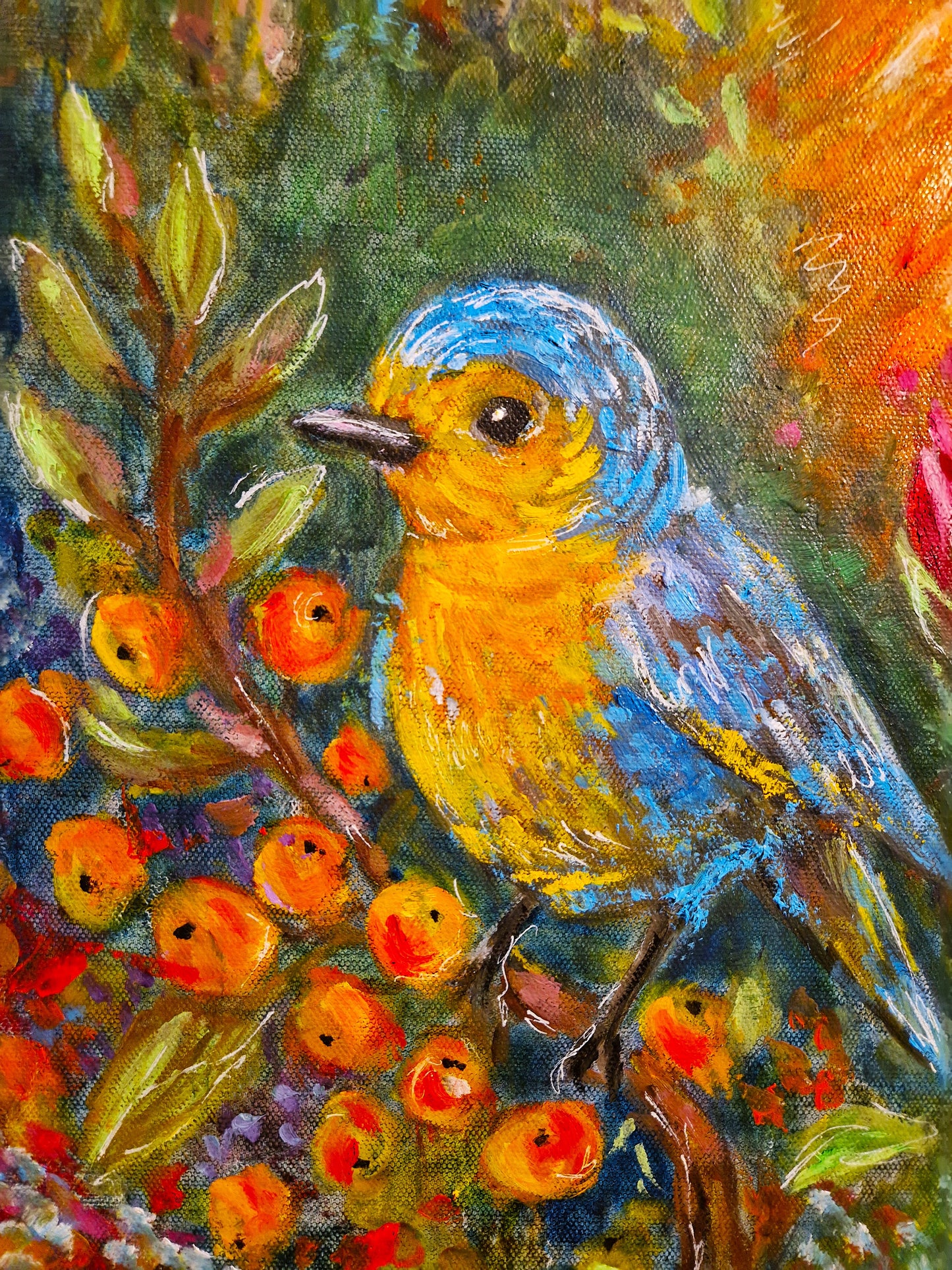 "Twilight in the Grove" Original Oil Painting 50x60cm