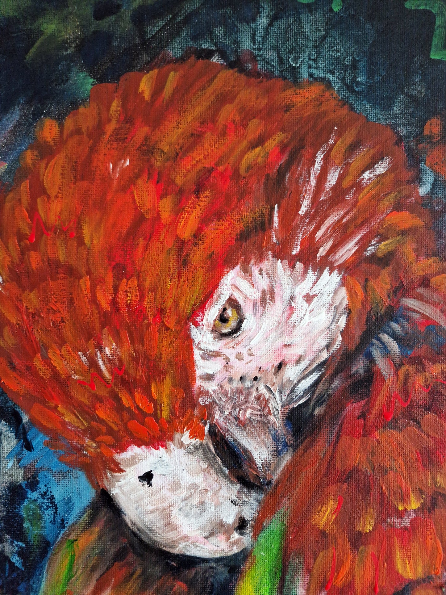 "Crowned in Color" Original Oil Painting 50x60cm