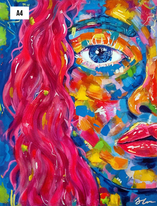 Electric Affair A4 Art Print