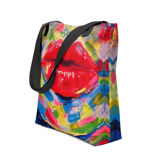 Electric Lips Tote bag