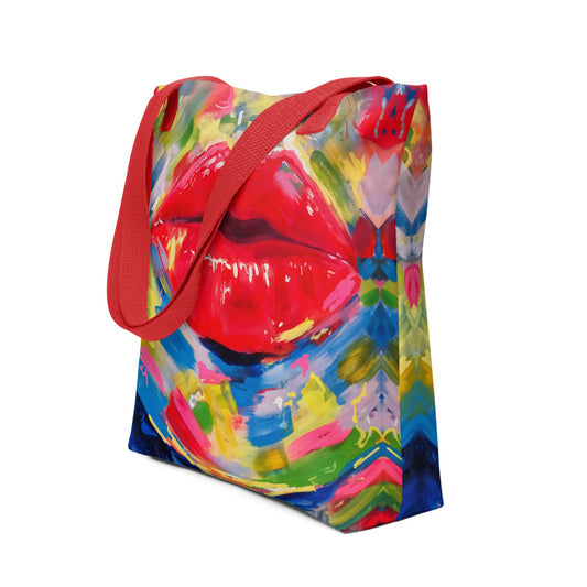 Electric Lips Tote bag