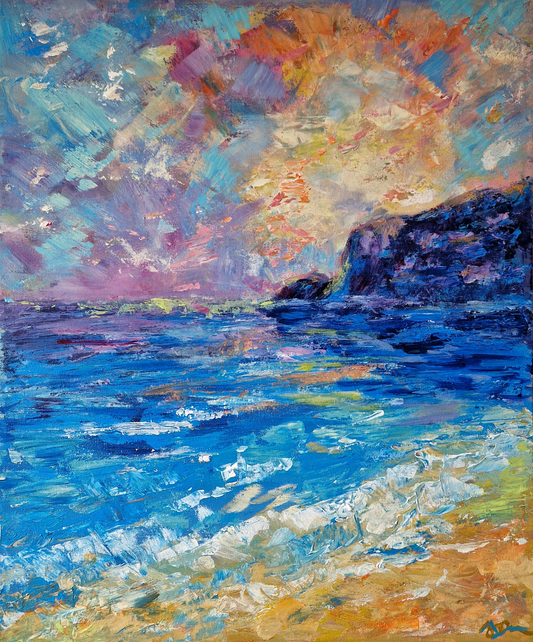 "Baltic Dream" Original Acrylic Painting 50x60cm