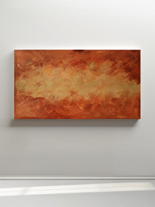 "When Dust Learned to Dance" Original Acrylic Painting 150x90cm